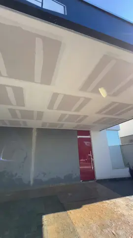 Forro de drywall e corte na tabica 