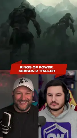 Reacting to The Rings of Power Season 2 trailer! #reacts #lotr #ringsofpower #trailer #react 
