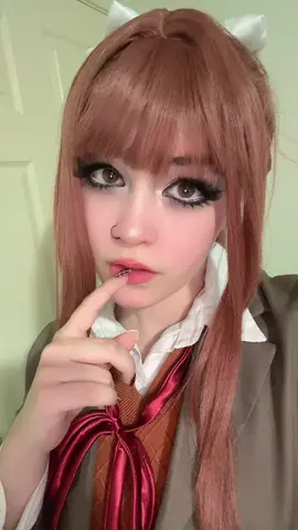 I lova ddlc #silly #yandere #ddlc #monikacosplay #monikaddlc #dokidokiliteratureclub #fyp #cosplay 