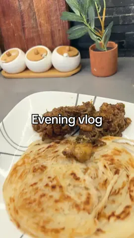 Evening vlog ✨ #dinnerprep #Vlog #chai  #porottabeef #chickencurry #indianrecipes #food 