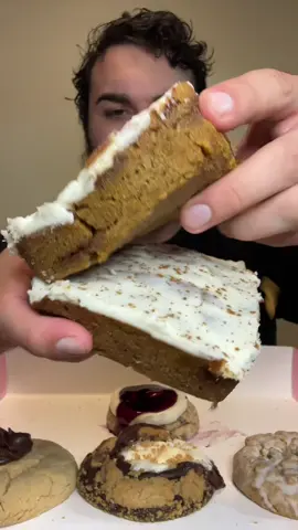Stay till the end for the iced pumpkin oatmeal square 🎃 this was such a good week @Crumbl Cookies  #crumbl #crumblcookies #crumble #crumblecookiereview #crumblecookies #crumblcookiesoftheweek #crumblcookiesreview #eatwithme #mukbang #mukbangeatingshow #FoodTok #eatingasmr #foodasmr #mukbangasmr #asmreating #eatingshow #eatingshowasmr #eatingsounds #mukbangs #mukbangvideo #letseat #watchmeeat #eatingsounds 