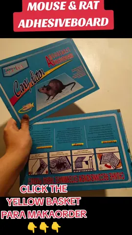 MOUSE & RAT ADHESIVE BOARD KAYA CLICK THE YELLOW BASKET PARA MAKAORDER#adhesive #ADHESIVE #MOUSE&RATADHESIVEBOARD#adhesiveboard #adhesive #rat #RAT #mouse #MOUSE #mousetrap #mousepad #viral_video #viralll #legit💯 #viraltiktok #trending #trendingtiktok #trend 