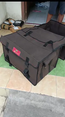 Tas Obrok Motor  Bahan Kanvas Bima  #tasobrokmotor #taskurir #tasposmotor #srandul #keranjangmotor 