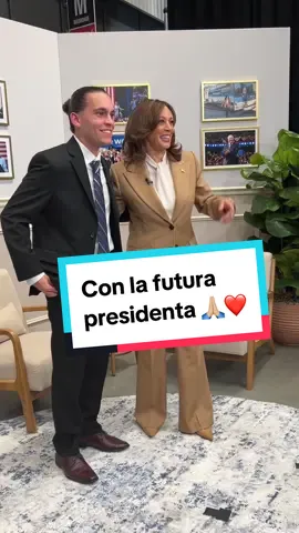Conversando con la futura presidenta 🙏🏼❤️