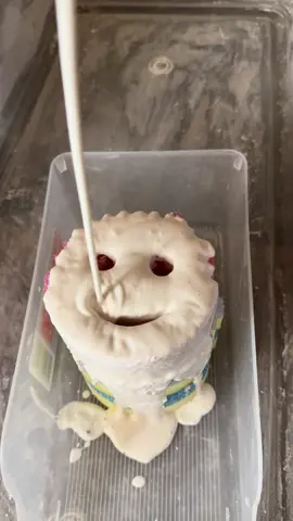 Prefer powder plays but this was so fun #softscrub #cleaning #babypowder #ajax #CleanTok 