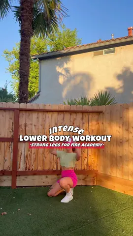 Need some inspo for your next workout!? Here is a workout if you just want to workout or want to get your legs stronger for academy💦.  Each workout 30 seconds - 10 second break in between. And 3 rounds!!! Outfit details:  - shirt @Alphalete  - shorts @Buffbunny Collection  - shoes - Kanes  - socks @Gymshark  #fy #fyp #cardioworkout #lowerbodyworkout #firefighterworkout #cpatworkout #firefighteracademyworkout #fitness 