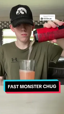 Replying to @Ylli Karakashi Weirdest sounding burp at the end lmao! WHATS NEXT?! #replychug #monster #monsterenergy #redbull #redbullenergydrink #rockstarenergy #chug #chugchallenge #foryou #foryoupage #fypage 