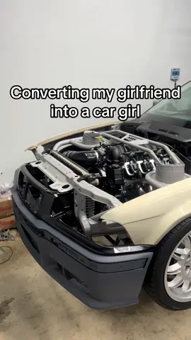 Girlfriend with cool car ✅ #bmw #e36 #carsoftiktok 