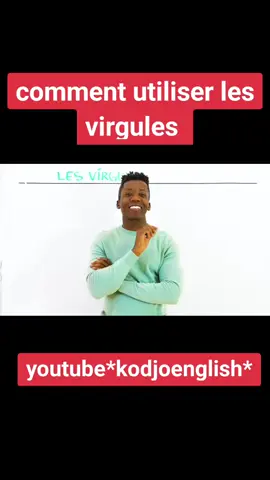 comment utiliser la virgule en anglais#conversation #englishlesson #anglais #english #learnwithtiktok 