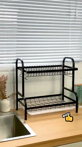 SIV 2/3 Tier Dish Drying Rack Rak Pinggan Stainless Steel Dish Drainer With Adjustable Height Storage Rack Organizer Shelve #dish #rakpinggan #dishdrainer #kitchen #KitchenHacks #kitchenstorage #organizer #rack #dishrack #goodthing #perlu 
