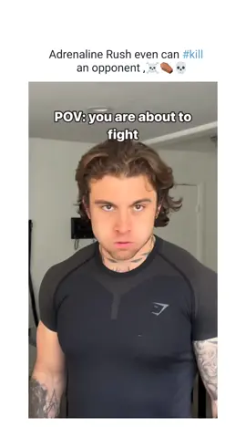 Basically it's the adrenaline rush which is making his hands shake and bad thing about it is that he won't have any control over his strength and will fight till he is put down, during adrenaline rush you can't feel pain like you would in normal condition. So yeah it's dangerous for both of them. #trendingvideo #viralvideo #viralvideo #trending #viral #fypシ #foryoupage #fyp #foryou #men #panda #alpha #simga #boys #girl #adernalinerush 