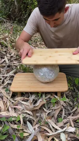 Homemade aluminum foil ball-friend #DIY #asmr #survival