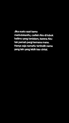 Aku tak jauh, tak tersembunyi di tempat asing,  Aku adalah bisikan lembut dalam setiap nafasmu,  setiap detik yang berlalu, setiap sendu yang menyapa,  Aku adalah bagian dari rasa yang tak pernah hilang. #sufi #CapCut #tasawuf #sajakcinta #xyzbca 