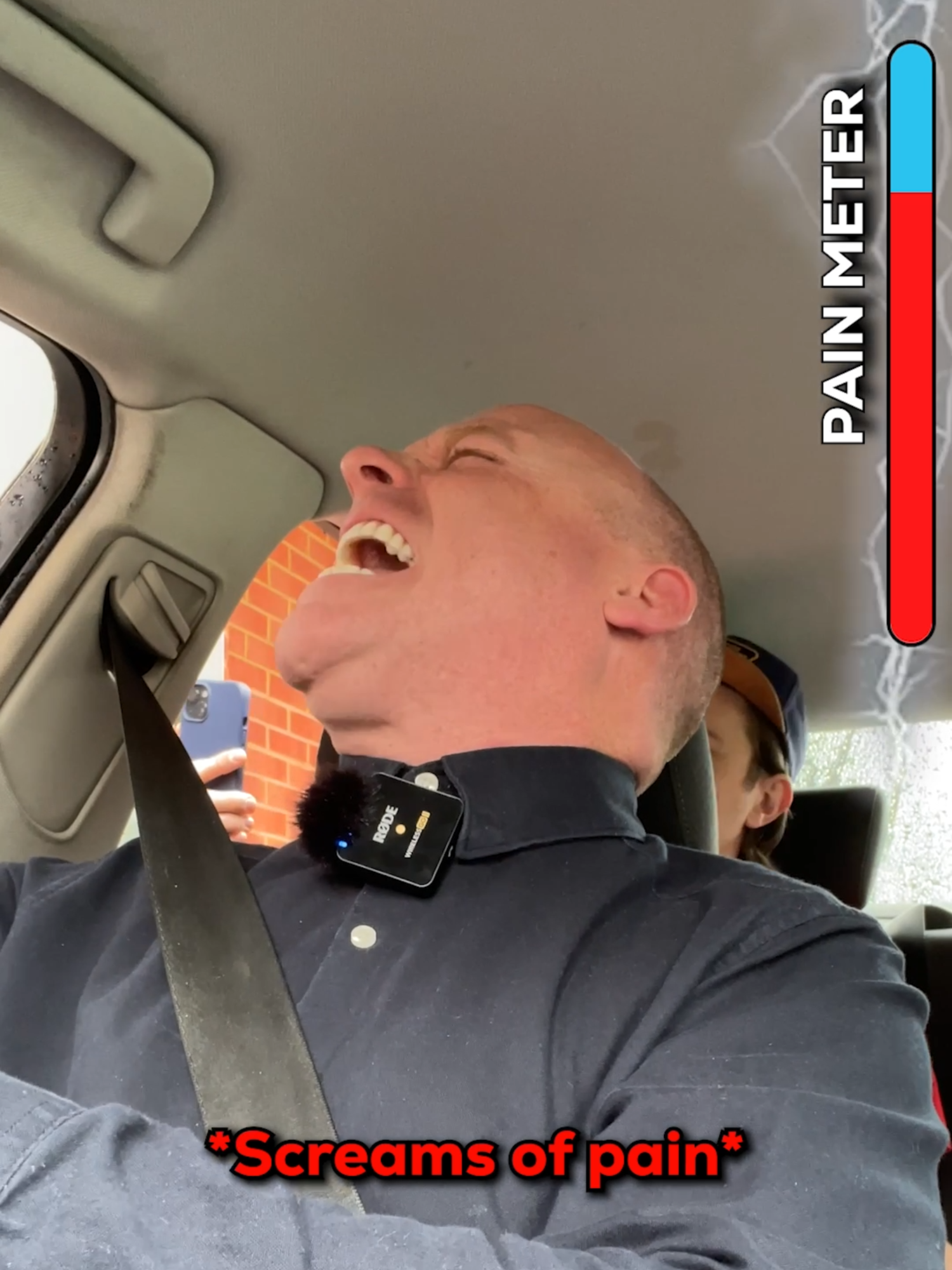 Extreme pain simulator- almost 💩 #funny #pain #prank