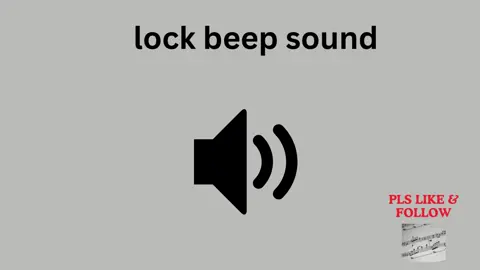 lock beep sound #sounds #sound #soundeffects #soundeffect #soundsfx #soundfx #sfx #beepsound