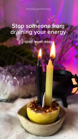 Energy is sacred, not everyone is worthy of it. Use this spell to stop people from draining your energy levels and ensure you remain living a peaceful and positive life. ✨🧿 👉🏼FREE tarot card reading with every order placed today at www.mysticprimrose.com 🔮 when you quote ‘reading’ on your order.  #witchcraft 