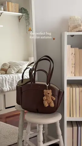my dream bag for this autumn 🤎🧸🍂 it even has my inicials! And it’s quite affordable from Zara 🫶🏻 #fallbag #brownbag #zarabag #viralzarabag #teddybear #jellycatbear #jellycat #keychain @Jellycat
