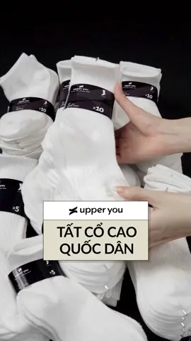 Mua liền tay chớ hong mốt tăng zá là tiếc lắm #upperyou #tatcocao #tattron #tatbasic #socks #tatchongnang #thoitrangtreem 