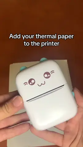 mini portable cat printer •link in bio• #cat #thermalprinter #portableprinter #school #gift #fyp #tiktokmademebuyit #linkinbio #handy 