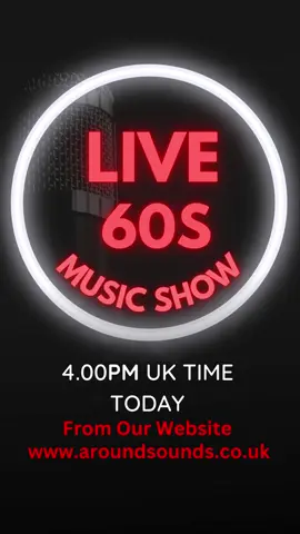 www.aroundsounds.co.uk #60s #60smusic #livestreaming #1960s #1960smusic #livemusic #listentoday #livemusiceveryday