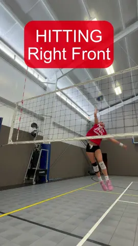 Hitting Right Front #volleyballspike #volleyball #volleyballplayer #volleyballworld #volleyballplayer #sport #sports #volleyballlife #athletes