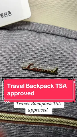 Travel Backpack Carryon. #travel #traveltiktok #carryon #personalitembag #vacation #airplane #flying @Lovevook Bags 