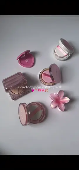 is somebody gonna match my freak 💓🩰🎀🦩 #girlies #girls #kbeauty #koreanmakeup #makeup #makeupadd #aethetic #pink #cushion  