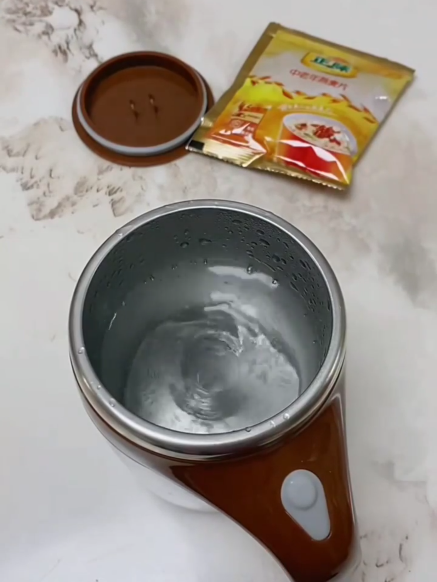 ⭐ Product Link in Comments!⭐ Biumart 304 Stainless Steel Mugs Automatic Self Stirring Magnetic Mug Coffee Milk Mixing Mug With Constant Temperature