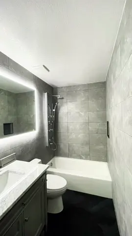 Taking my time to get this curve just right 🔨✨. Precision like this can make all the difference in a bathroom reno. Wait till the end for the reveal – this work was it’s worth it! 🚿 #BathroomReno #PrecisionWork #TileCutting #HomeImprovement #DIYTips #RenovationHacks #BathroomGoals #TikTokHome #BeforeAndAfter #SatisfyingWork 