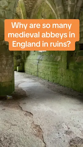 Fountains Abbey surrended 1539 #abbey #henryviii #tudors #tudortok #ruins #oldbuildings #historytok #medievaltiktok #monk #History #historytok #historylesson 