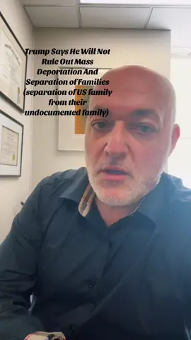 Donald Trump just told NBC News he won’t rule out mass deportations and separating mixed families to save money. 😱 Brad Bernstein, with 35 years of experience and president of Spar & Bernstein, breaks down the real numbers: Undocumented immigrants pay $96 billion in taxes to federal, state, and local governments. If it’s really about economics, wouldn’t it make more sense to give them Social Security numbers and collect even more in taxes rather than spend billions on deportations? Clearly, there’s more to this than just economics. Watch the full video for a deeper dive! #ImmigrationFacts #MassDeportation #KnowTheNumbers #SparBernstein #BradBernstein #ImmigrationUpdate #fyp #ImmigrationFacts #tiktoklawyer #KnowYourRights #viral #USCIS 