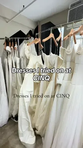 dresses I tried at @CINQ with videos & names 🤍