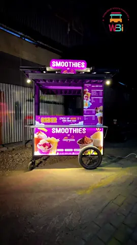 Crepsdog Smoothies! Setelah sukses dengan cabang pertamanya yang fokus pada makanan, kini Klien kita yang satu ini memperkenalkan produk smoothiesnya sebagai teman menikmati produk makanan mereka! #streetfood #jajanan #makananviral  #minumanviral #gerobakkekinian #gerobak #booth #ukm #kiosk #vendorbooth #rombong #yurayunita 