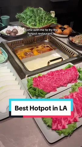 🥘 Trying what’s considered the BEST hotpot restaurant in LA 😋 🥢  📍@Wagyu House by The X Pot   #la #restaurant #recommendation #WhereToEat #hotpot #shabu #Foodie #best #losangeles 