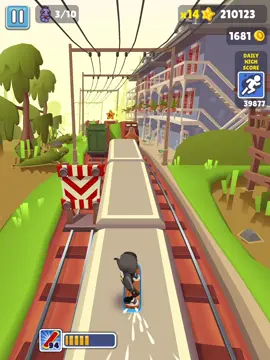 here is a subway surfers background 