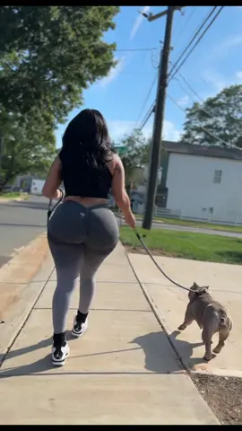 Love taking my dog for a walk 