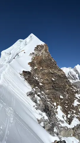 View of the top of Everest and its base camp from the summit of Lobuche East Peak (20,075) 😮🏔️ #everest #mountaineering #mountains #nepal #climbing #himalayan #views #fypシ゚viral #fypage 
