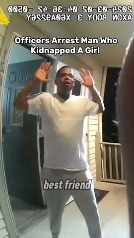 Replying to @MBK.ian Once Officers Arrive they find the man and the guy who called 911 on the porch. Officers detain the alleged kidnapper and even put him into restraints. #bodycamerafootage #fypツ #copcam 