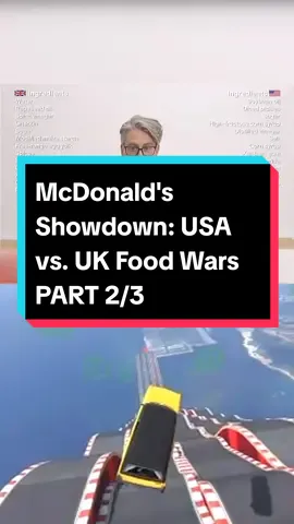 PART 2 McDonald's Showdown: USA vs. UK Food Wars Welcome to the ultimate food showdown between McDonald's USA and UK! 🍔🇺🇸🇬🇧 Get ready to compare and decide which country serves up the best McDonald's menu. From classic Big Macs to unique regional offerings, we'll explore all the tasty differences between these two fast-food giants. Who do you think will win this epic battle of flavors? #McDonalds #FoodWars #USA #UK #FastFood #TikTokFoodies 