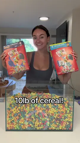 whats next??? @KelloggscerealUS #mukbang #fruitloops #cereal #fishtank #cerealmukbang #fyp 