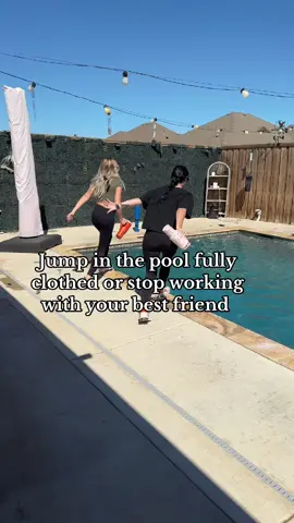 No hesitation. @Britni @Cynosure Boudoir  #bestfriend #pov #jumpinthepoolfullyclothed #trend #boudoirphotographer 