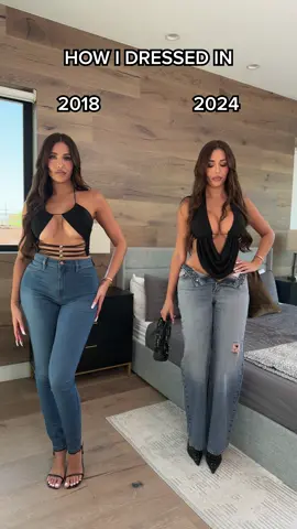2018 or 2024? We Love Both! 😍 🔎 Kate Halter Top⁠ 🔎 Tall Classic High Waist Skinny Jeans ⁠ 🔎 Grand Bow Clutch⁠ 🔎 Shayna Heeled Sandals ⁠ 🔎 Any Day Any Time Sunglasses⁠ 🔎 Party On Halter Top ⁠ 🔎 You Do You Dusty Tinted Baggy Jeans ⁠ 🔎 Extravagant Motion Satchel Handbag #denim #genz #millennial