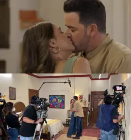 Así se vio en el set la escena en la que Daniel le dice a Bárbara que por ella está dispuesto a todo. ¿Te gustaría que Bárbara se dejara sentir? #MiAmorSinTiempo de lunes a viernes 6:30 p.m. MEX #ConLasEstrellas @Juana Arias @manedelaparra #televisa #detrasdecamaras #JuanaArias #ManedelaParra 