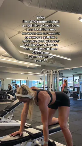 you can train, eat, recover do the exact same things as someone else and will look different. fitness isnt one size fits all <3