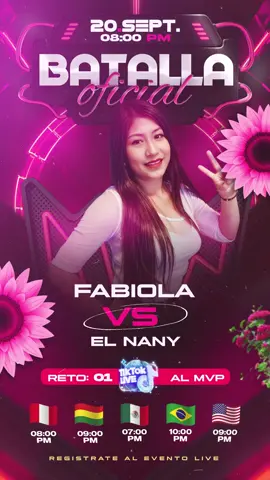 BATALLA OFICIAL FABIOLA, más personas se suman a nosotros, no te quedes con la duda de saber cuál es la diferencia de trabajar con nosotros, el 99,9 % de nuestro clientes ganan su batalla, quieres saber porque?....  #flyer #animacion #nesioyt #fabiola #battletiktok #parati 
