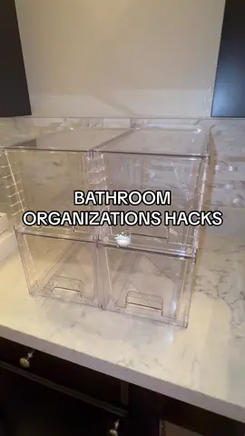 So easy to put together!!#bathroomorganization #bathroommakeover #bathroomdecor #organizedhome 
