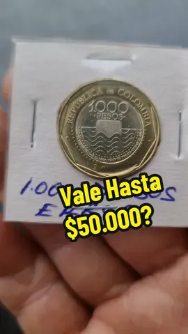 Puede Valer Hasta $50.000?  Moneda de 1.000 Pesos Colombianos #numismatica #monedas 