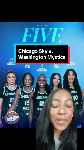 #greenscreen Chicago Sky Game is on Now!!! #WNBA #chicagosky #skytown #wnbaisback #chennedycarter #womensbasketball #washingtonmystics #angelreese #kamillacardoso #wnbaseason #womenshoops #womenssports #trending #foryou #foryoupage #basketballtiktok #basketball #sportstiktok #cwayspeaks 