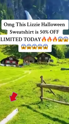 Lizzie Halloween Sweatshirt is 50% OFF LIMITED TODAY🔥🔥🔥😱😱😱😱