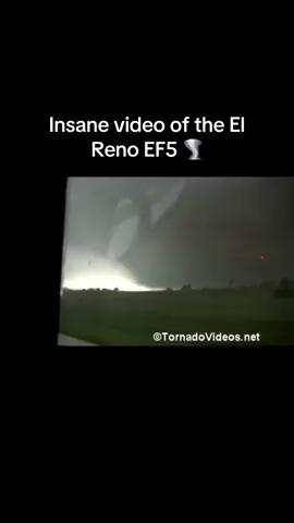Insane footage if the El Reno EF5 from 2011 😳😳 #tornado #scary #horrortok #twisters #fyp #weather #EF5 #weathertok #deadmanwalking 